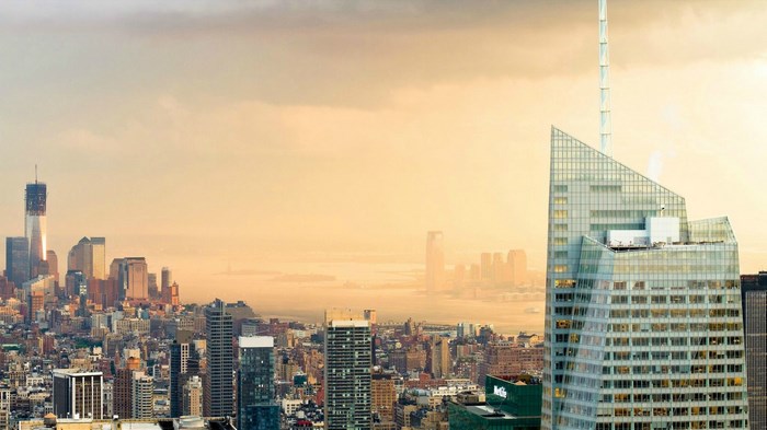New York City Skyline with One World Trade Center