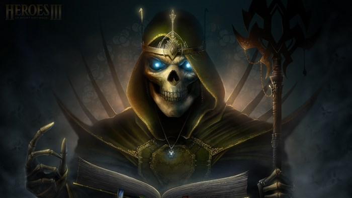 Skeleton Mage from Heroes of Might and Magic III
