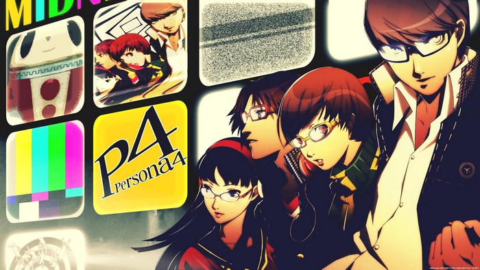 Persona 4 characters and game icons
