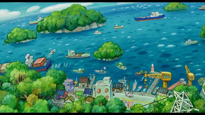 Ponyo on the Cliff by the Sea