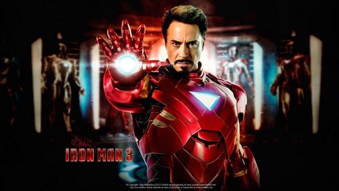 Iron Man 3 Poster with Tony Stark