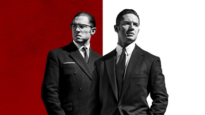 Ronnie Kray and Reggie Kray from Legend