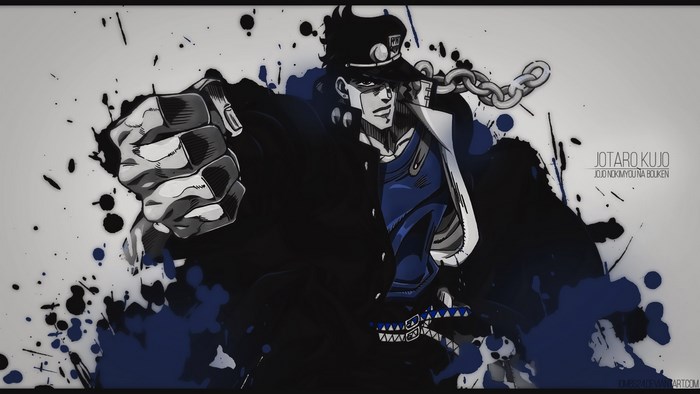 Jotaro Kujo from JoJo's Bizarre Adventure