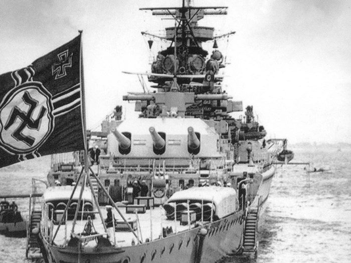 German Cruiser Admiral Graf Spee at Sea