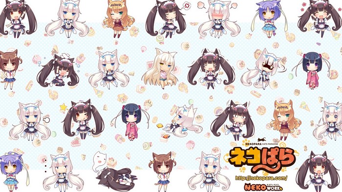 Nekopara Cats Paradise characters