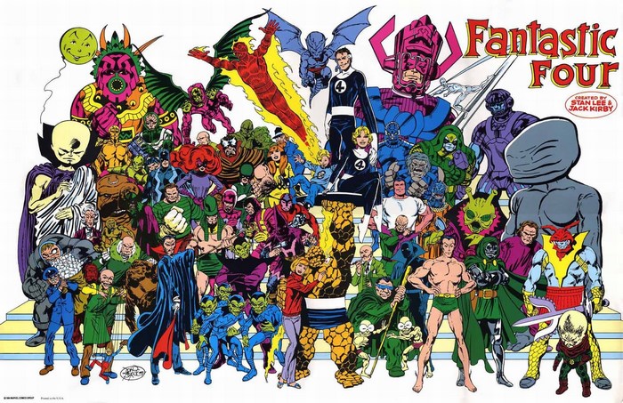 Fantastic Four characters by Stan Lee and Jack Kirby
