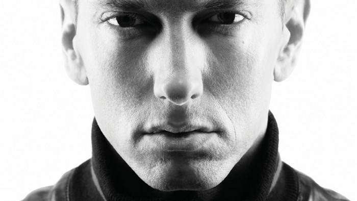 Eminem close-up portrait