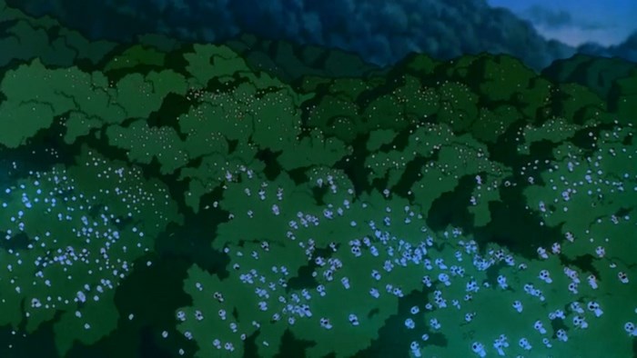 Princess Mononoke forest landscape