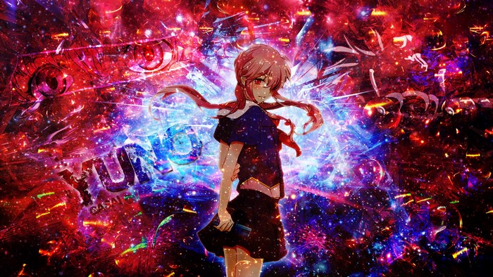Yuno Gasai from Mirai Nikki