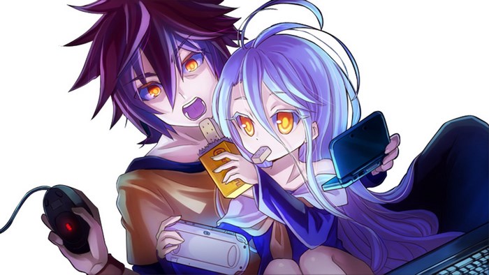 Sora and Shiro from No Game No Life