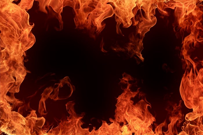 Flames Border