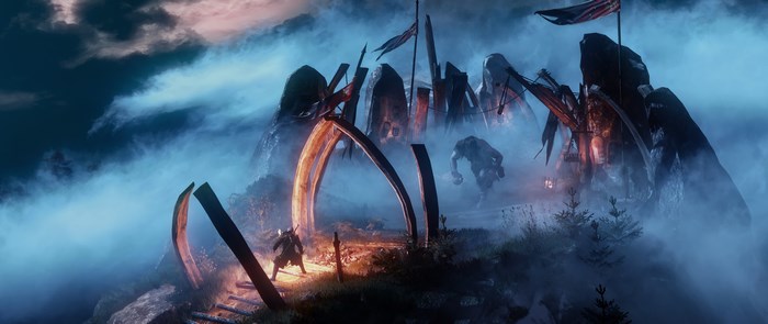 The Witcher 3: Wild Hunt - Orcs and a Warrior