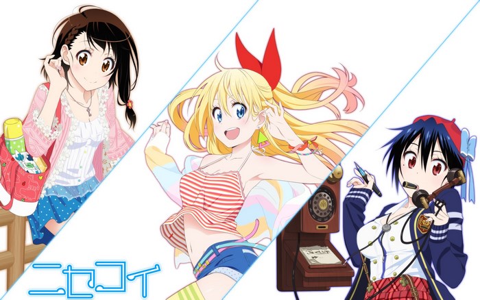 Nisekoi: Chitoge, Kosaki, and Marika