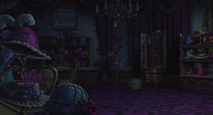 Howl's Moving Castle hat shop interior