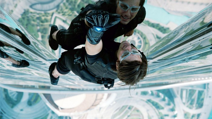 Ethan Hunt and Benji Dunn from Mission Impossible: Ghost Protocol