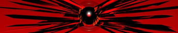 Abstract Red and Black Explosion