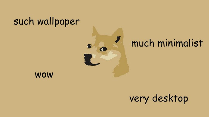 Doge meme with text