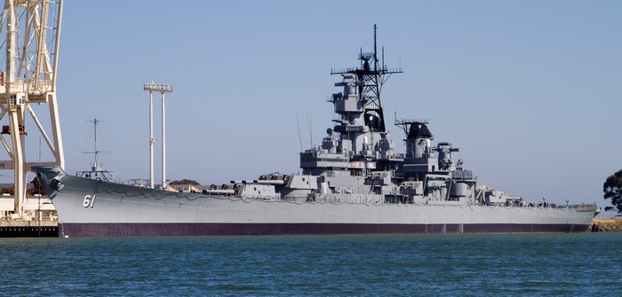 USS Iowa BB 61 Battleship