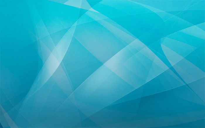 Abstract turquoise and white flowing lines