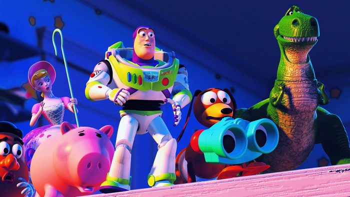 Buzz Lightyear and friends from Toy Story