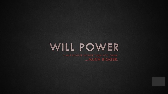 Will Power Motivational Quote
