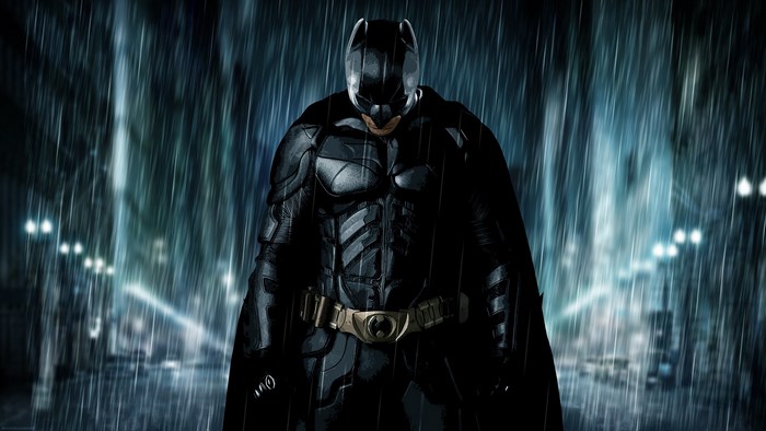 Batman in the Rain from The Dark Knight