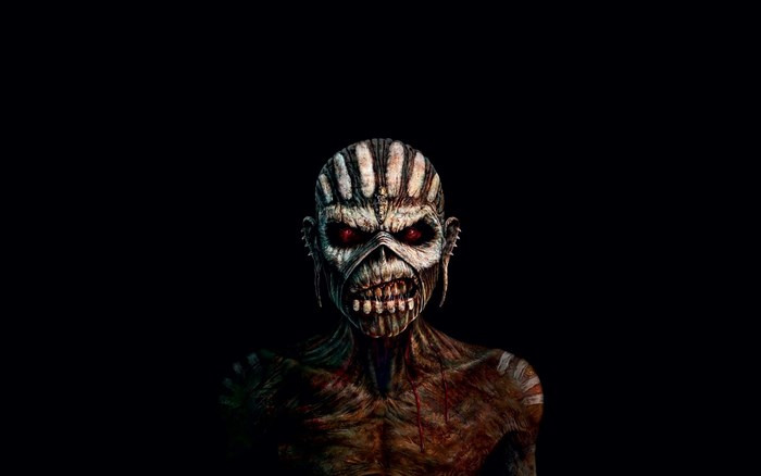 Iron Maiden Eddie Dark Horror Portrait