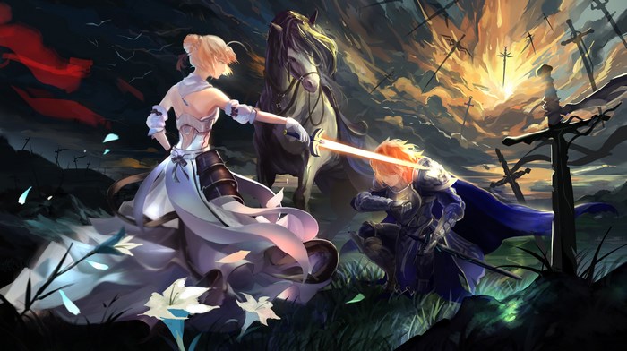 Saber and Arthur Pendragon from Fate/stay night