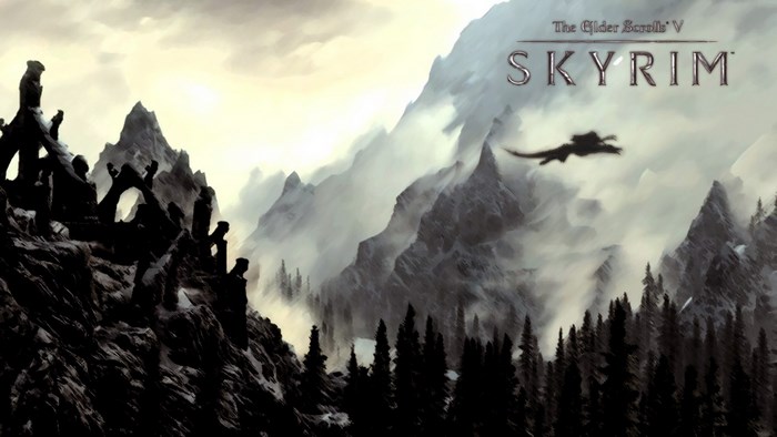The Elder Scrolls V Skyrim Dragon Mountains