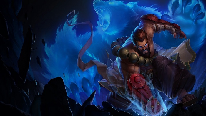 Volibear and Udyr from League of Legends
