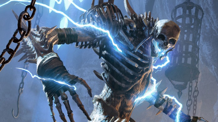 Bone Colossus with Lightning