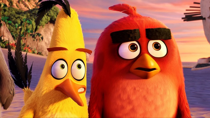 Angry Birds Red and Chuck in Vibrant 4K