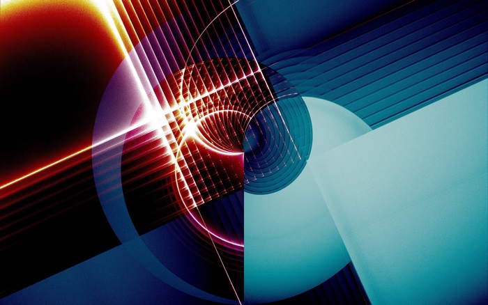 Abstract laser light 4K