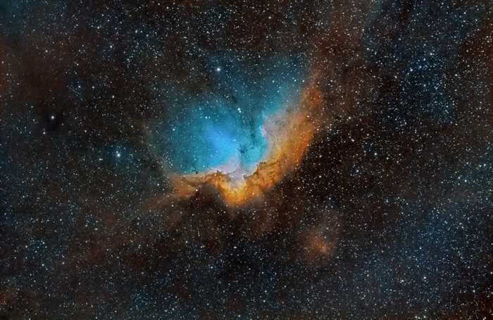 Nebula in deep space 4K