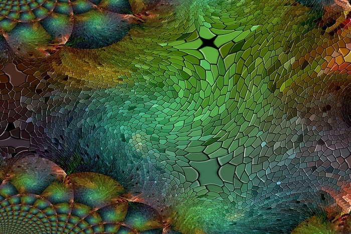 Colorful Intricate 4K Fractal Design