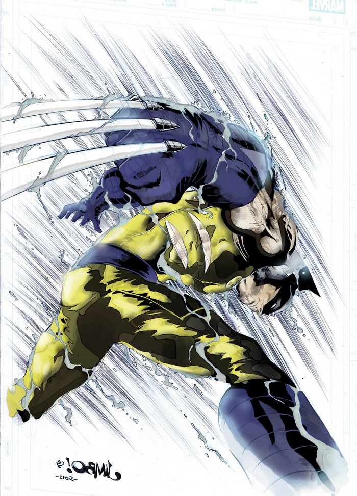 Wolverine from X-Men artwork