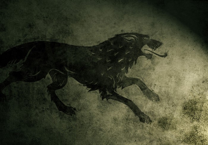 House Stark Direwolf Sigil from Game of Thrones