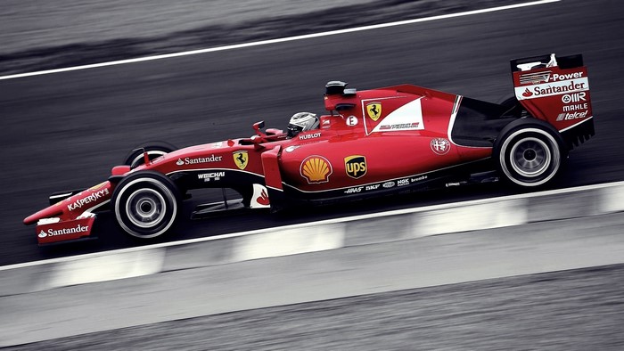 Scuderia Ferrari SF15-T Formula 1 car driven by Kimi Räikkönen