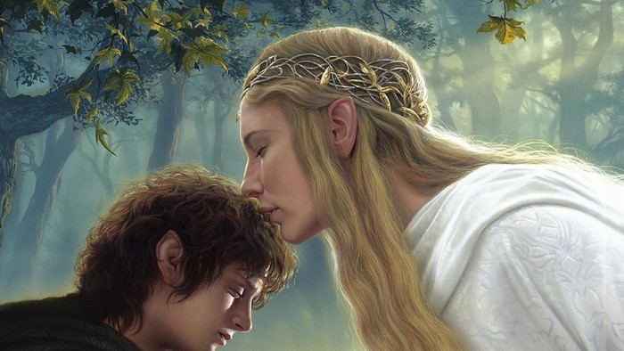 Galadriel and Frodo Moment from The Lord of the Rings
