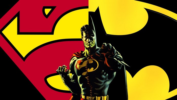 Composite Batman and Superman from DC Comics
