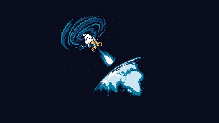 God using Hadouken on Earth