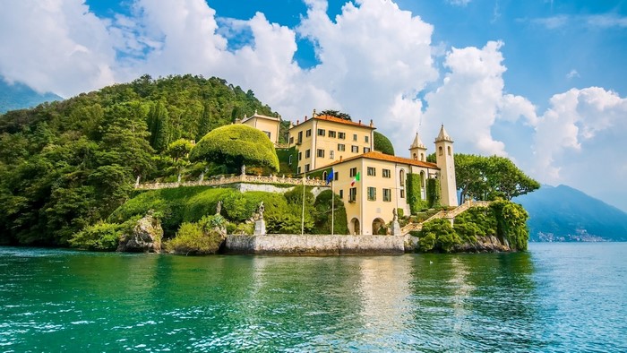 Villa del Balbianello on Lake Como, Italy