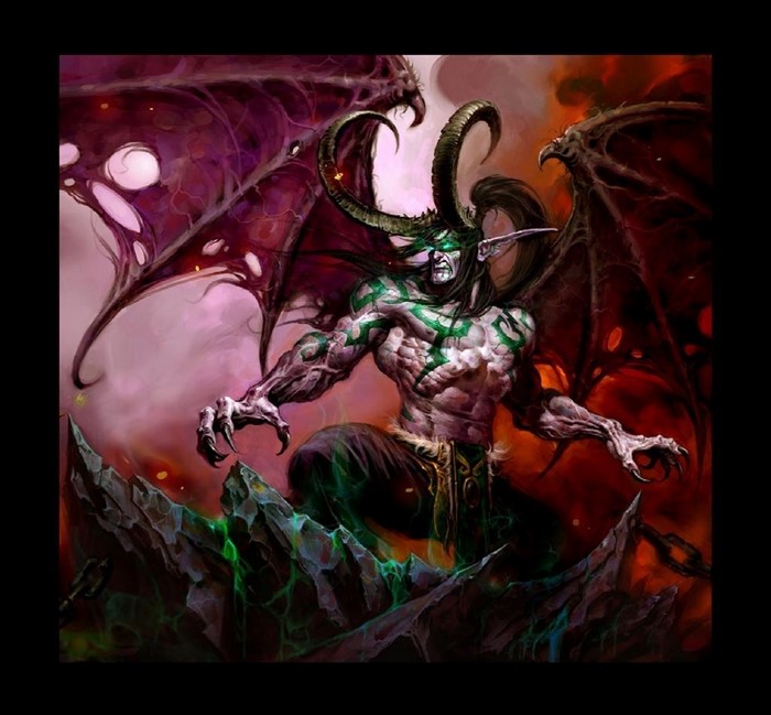 Illidan Stormrage from World of Warcraft