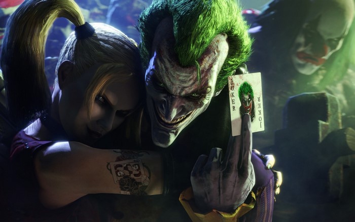 The Joker and Harley Quinn from DC Comics