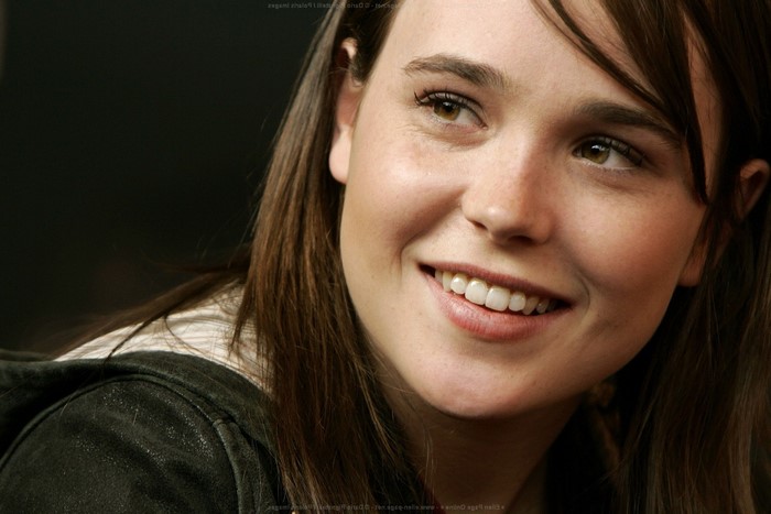 Ellen Page smiling