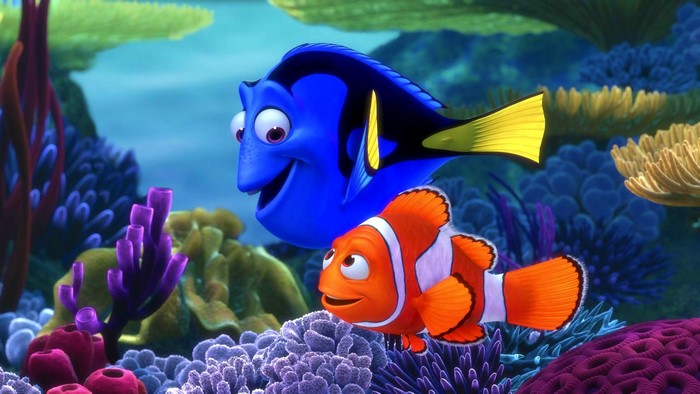 Dory and Marlin from Finding Nemo