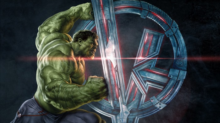 Hulk and Avengers logo from Avengers: Age of Ultron