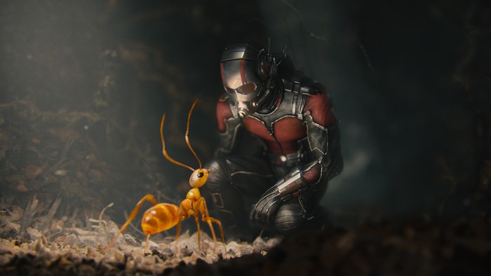 Ant-Man and an ant