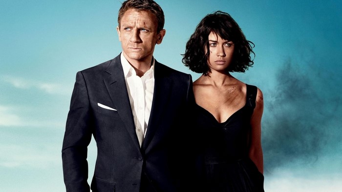 James Bond and Olga Kurylenko from Quantum of Solace