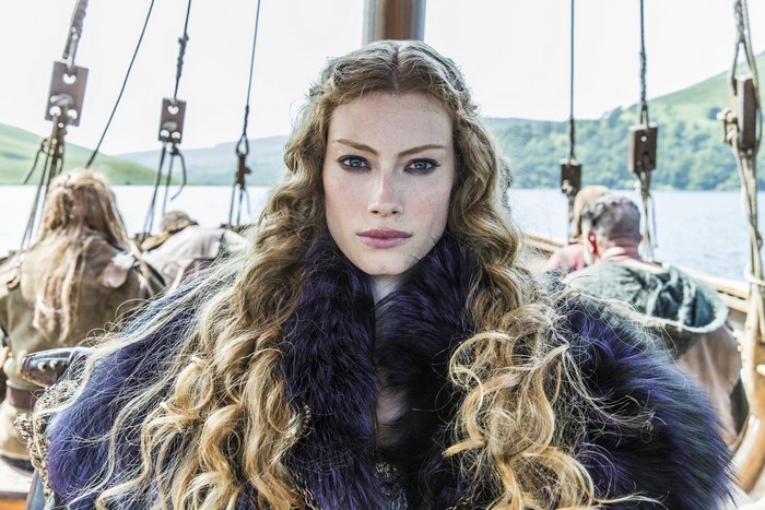 Alyssa Sutherland as Aslaug in Vikings